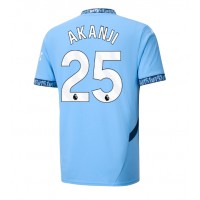 Manchester City Manuel Akanji #25 Fußballbekleidung Heimtrikot 2024-25 Kurzarm